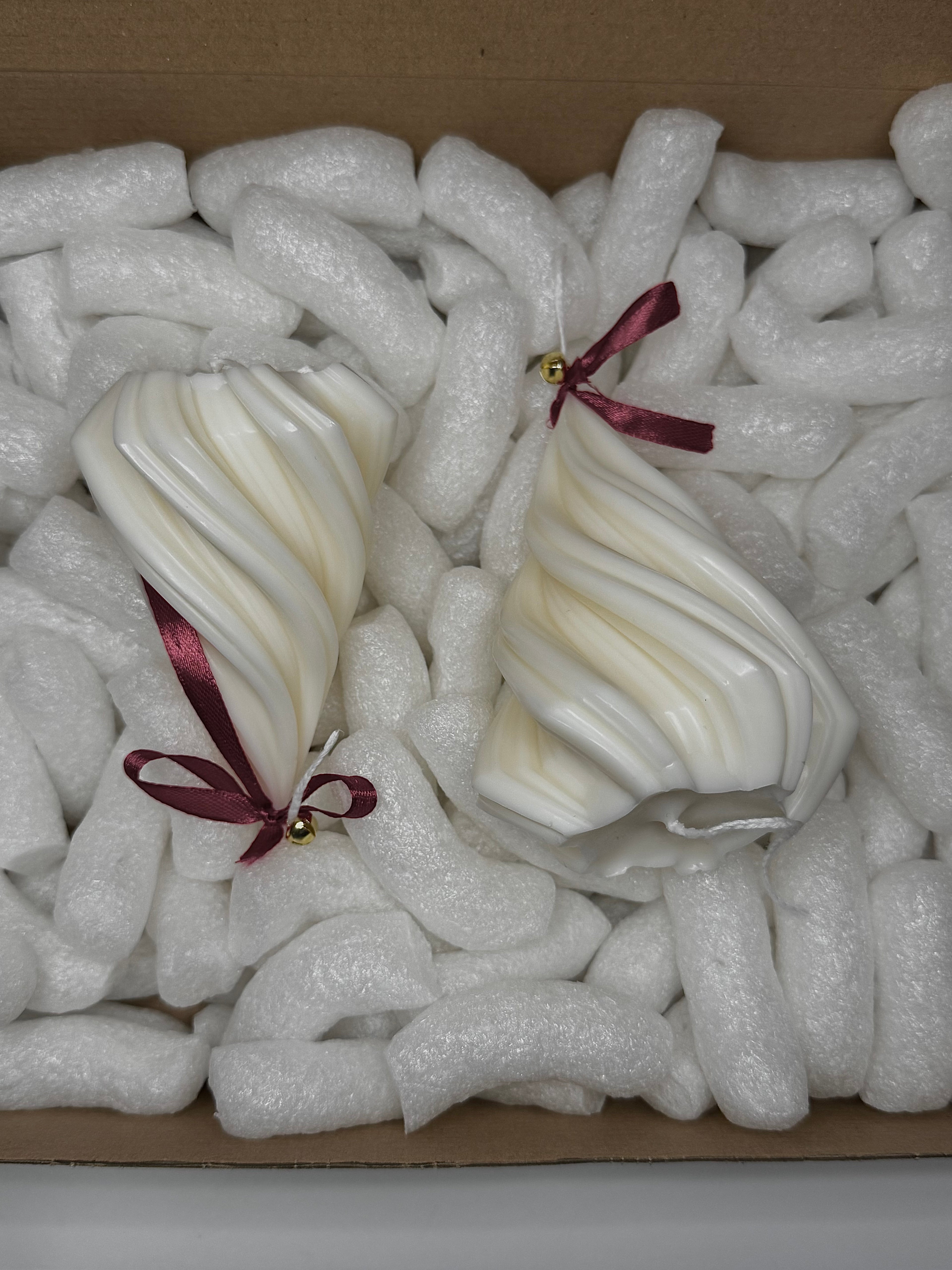 Christmas tree candles set